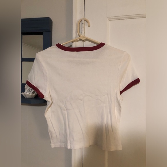 Peanuts Baseball Crop Top - Picture 4 of 4